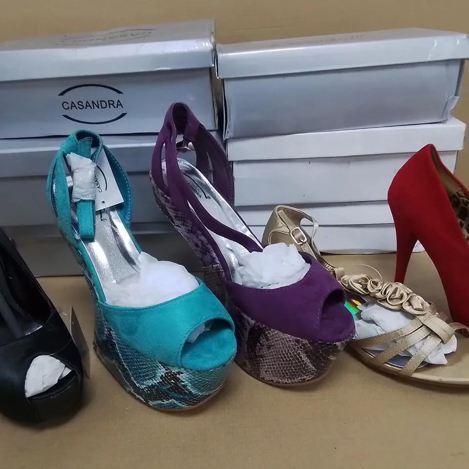 LOT OF 10 ASSORTED PAIRS OF SHOES TO INCLUDE OCCASIONS AND CASANDRA - VARIOUS SIZES