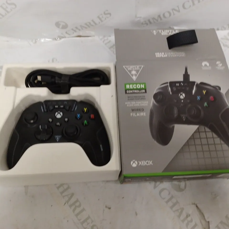 BOXED XBOX TURTLE BEACH WIRED FILAIRE RECON CONTROLLER 