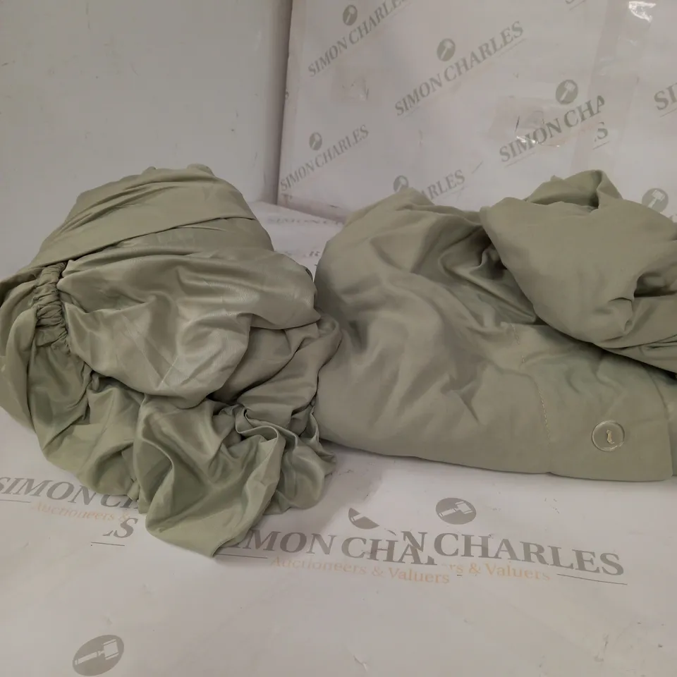 SUPERSOFT BY COZEE HOME EMBOSSED ABSTRACT ANIMAL 4 PIECE DUVET SET