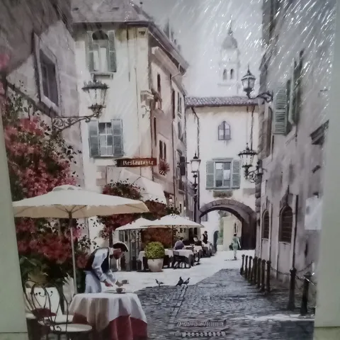 COBBLED STREET - PRINT ON CANVAS