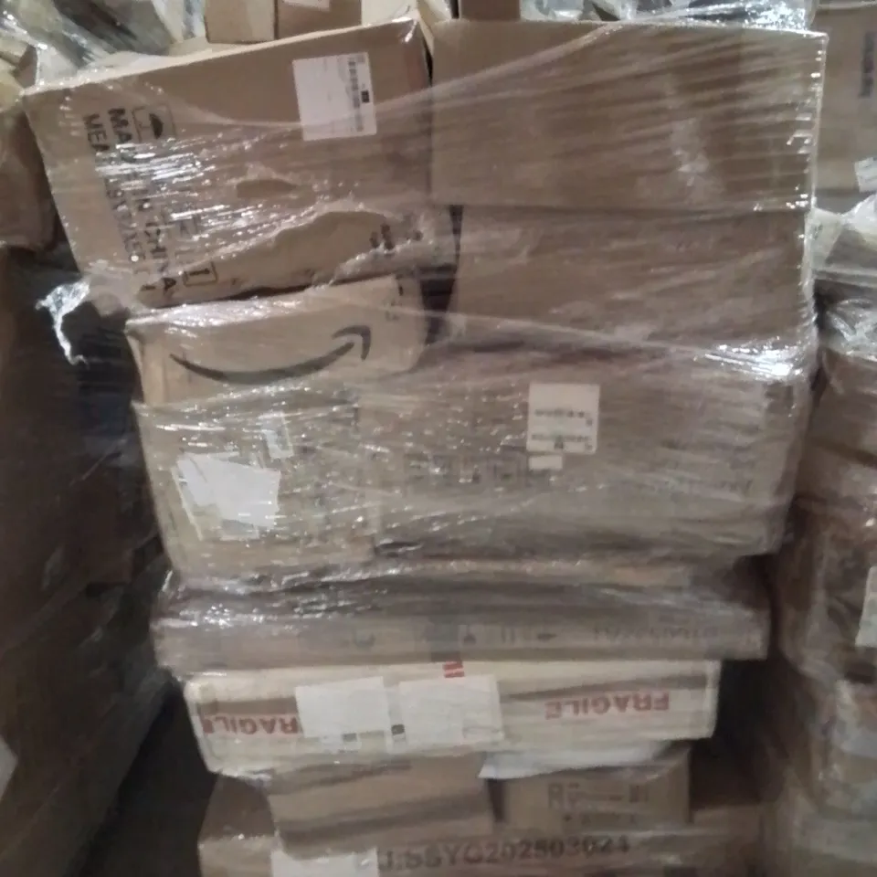 PALLET OF ASSORTED HOUSEHOLD GOODS AND PRODUCTS TO INCLUDE;POWER BANK,HAT,LIGHT STRIP