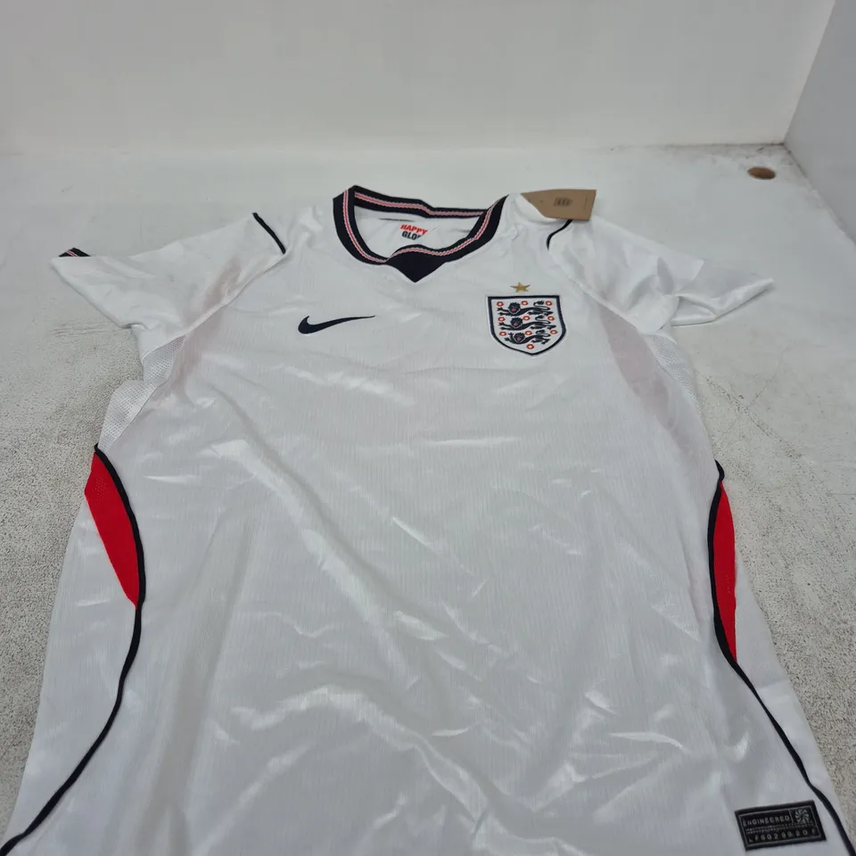 NIKE ENGLAND NATIONAL TEAM FOOTBALL SHIRT – WHITE, MEN'S SIZE M