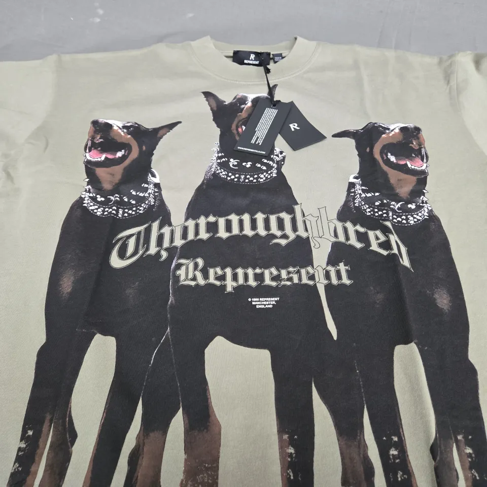 REPRESENT THOROUGHBRED T-SHIRT - MEDIUM