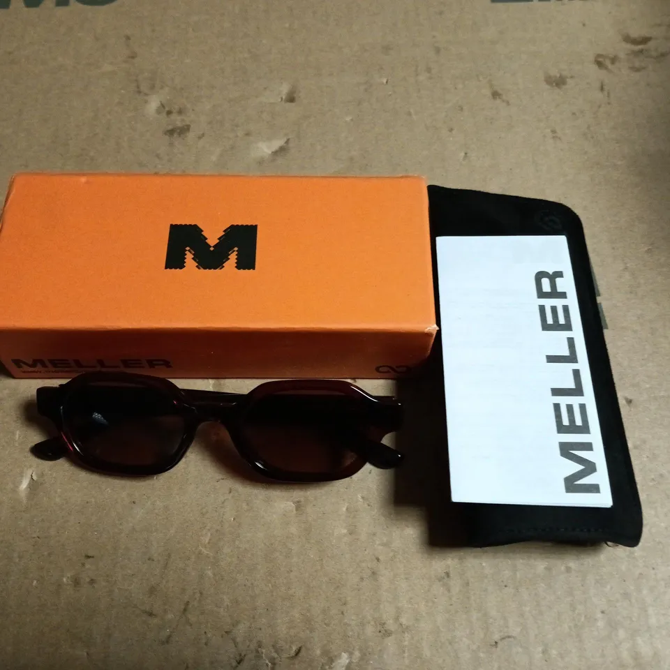 BOXED MELLER CLEAR MAROON BROWN FRAMED GLASSES - CU-MAROONBROWN