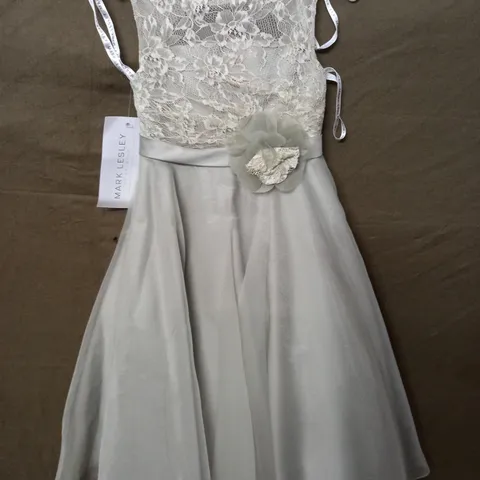 MARK LESLEY OCCASIONAL DRESS IN SAGE - 4 YEARS