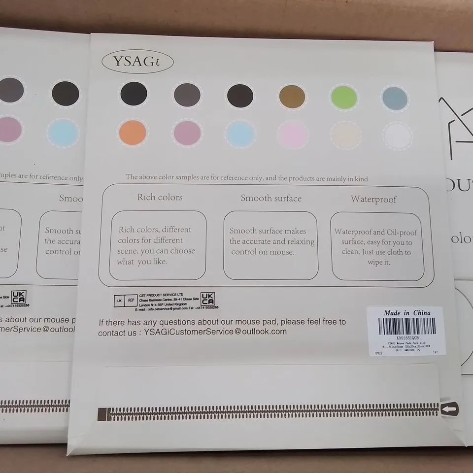 BOX OF APPROXIMATELY 90 BOXED MOUSE PADS (COLOURS MAY VARY)