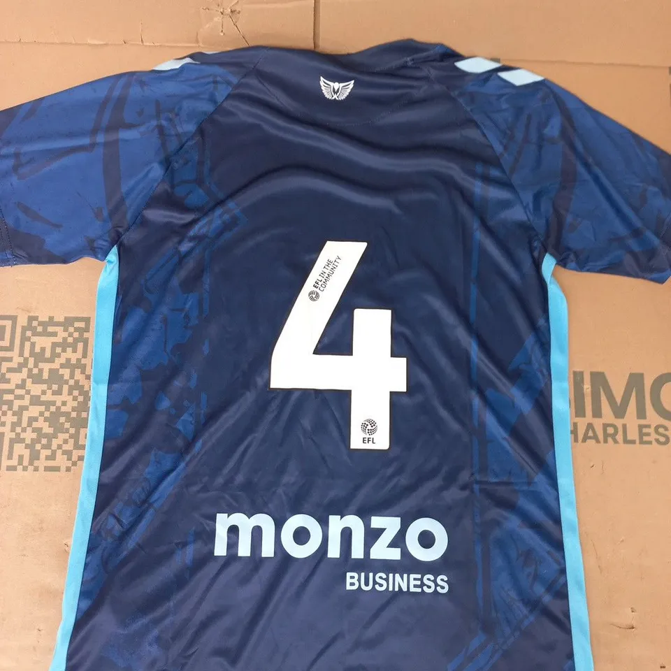 HUMMEL COVENTRY CITY FOOTBALL JERSEY IN NAVY SIZE SMALL