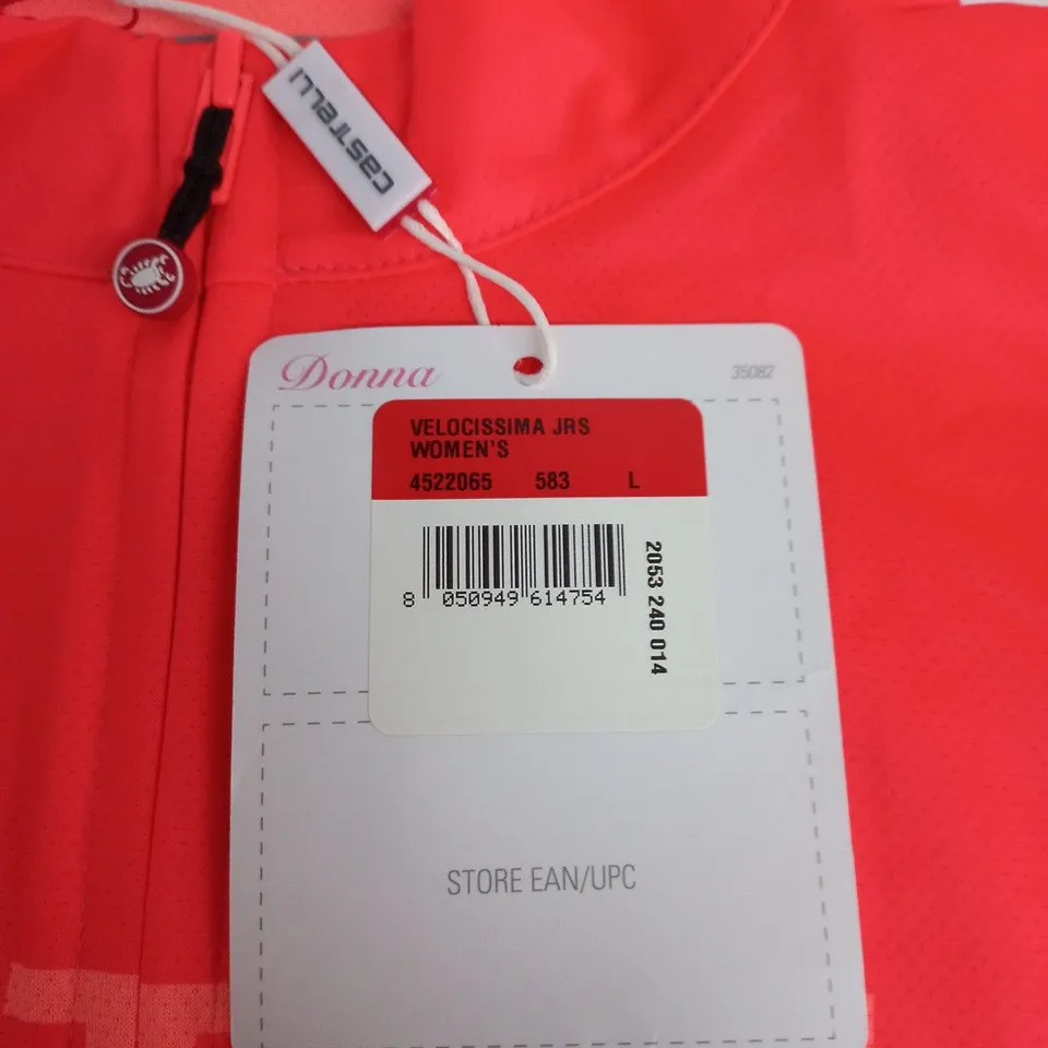 CASTELLI DONNA VELOCISSIMA JRS WOMEN'S CYCLING JACKET – SIZE L