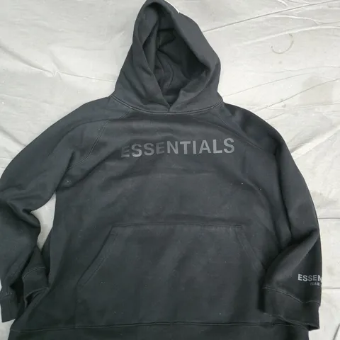ESSENTIALS HOODIE – BLACK – XL