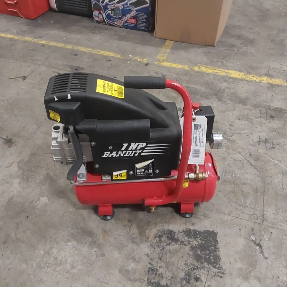CLARKE BANDIT V 4.2CFM 8 LITRE 1HP AIR COMPRESSOR (230V)