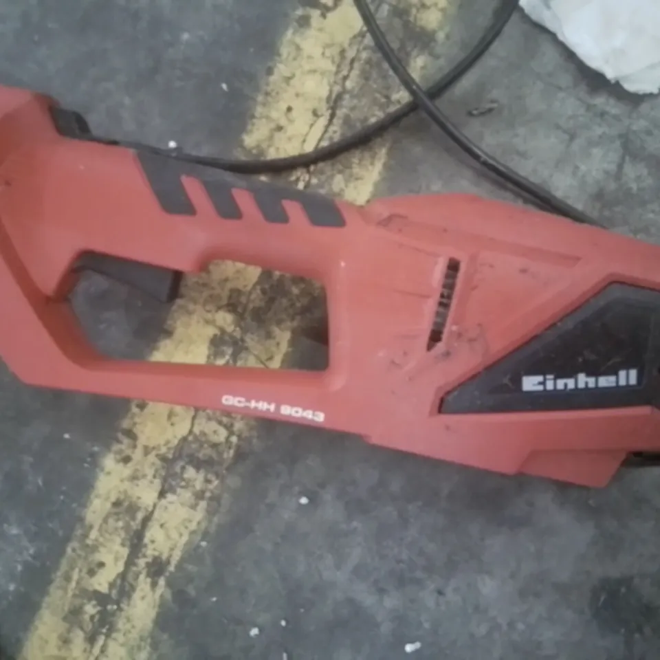 EINHELL CORDED POLE MULTI TOOL & 2 HEDGE CUTTER ATTACHMENTS