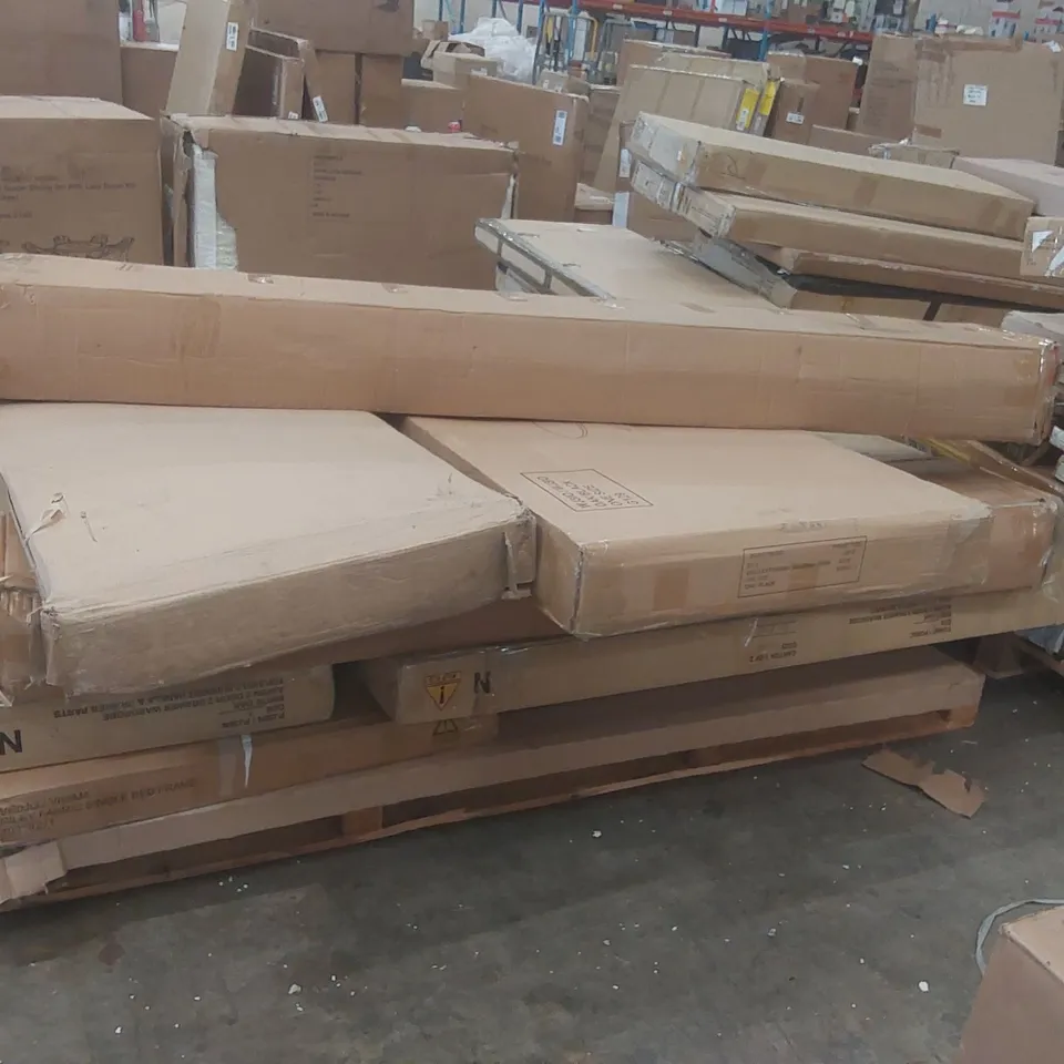 PALLET CONTAINING A VERY LARGE QUANTITY OF ASSORTED FURNITURE PARTS ECT