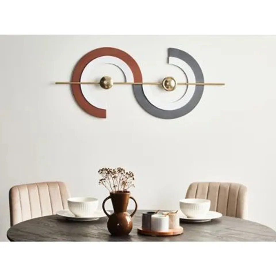 BOXED FARD HANDMADE ABSTRACT WALL DECOR ON IRON (1 BOX)