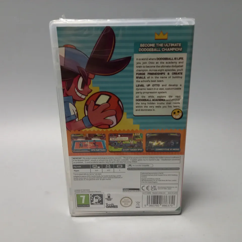 BOXED AND SEALED DODGEBALL ACADEMIA (NINTENDO SWITCH)