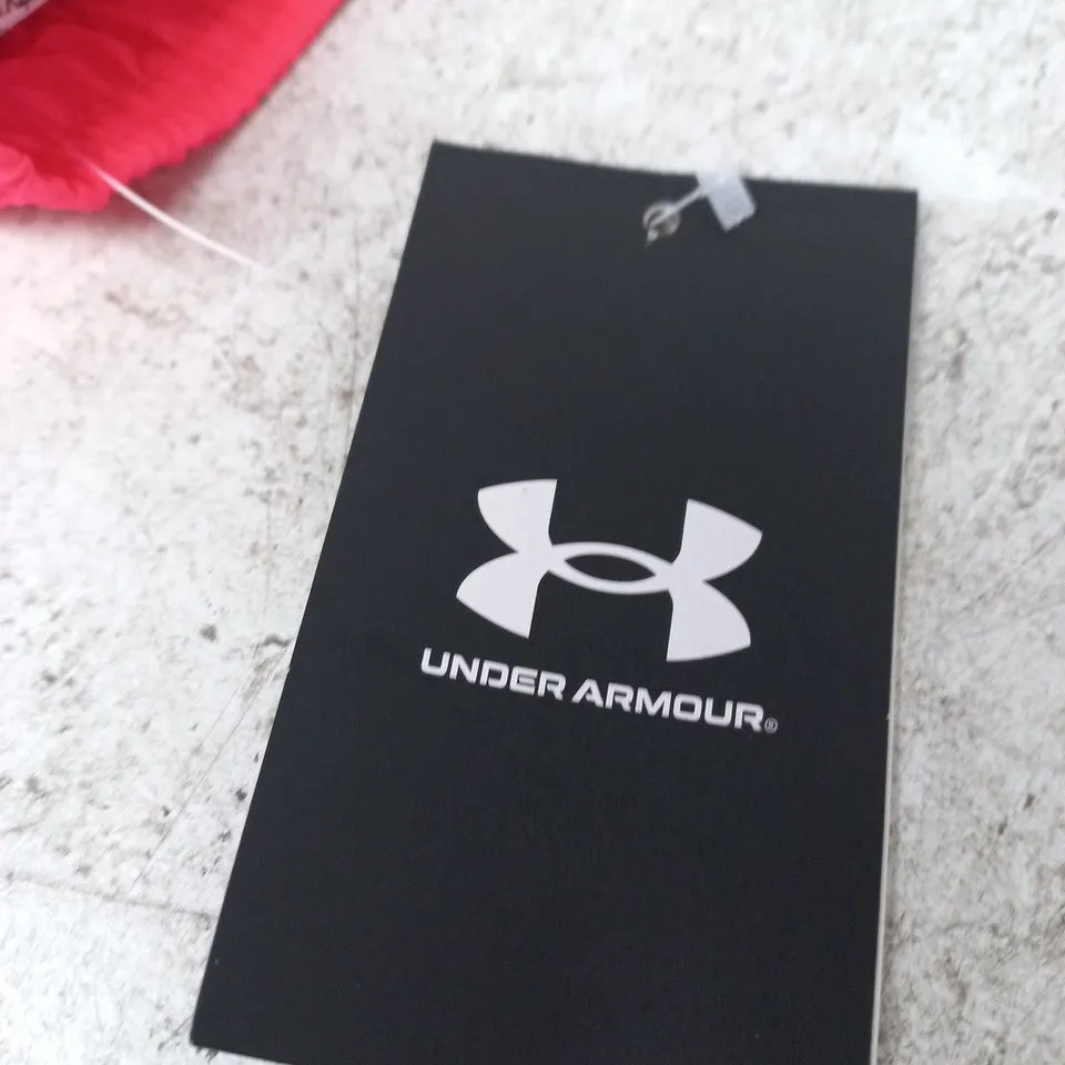 UNDER ARMOUR MENS VELOCITY 7IN SHORT – PINK (LARGE)