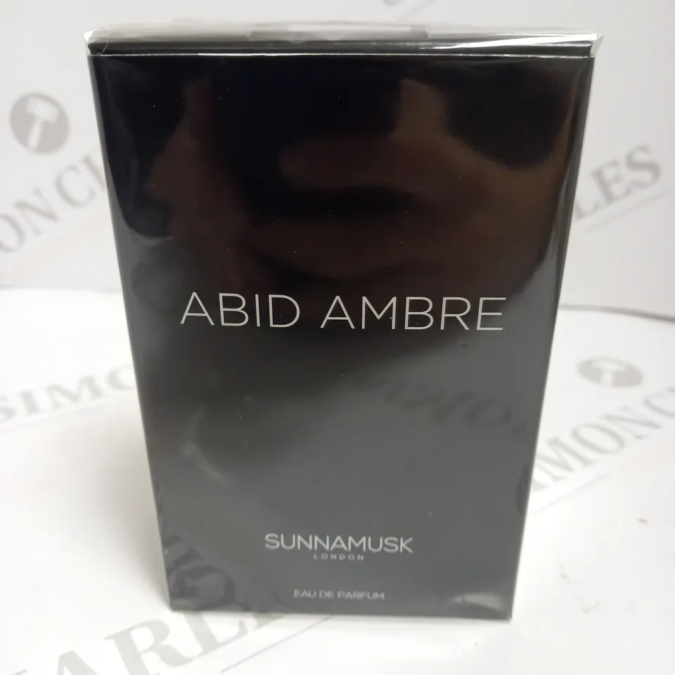 BOXED AND SEALED ABID AMBRE SUNNAMUSK LONDON EAU DE PARFUM 100ML