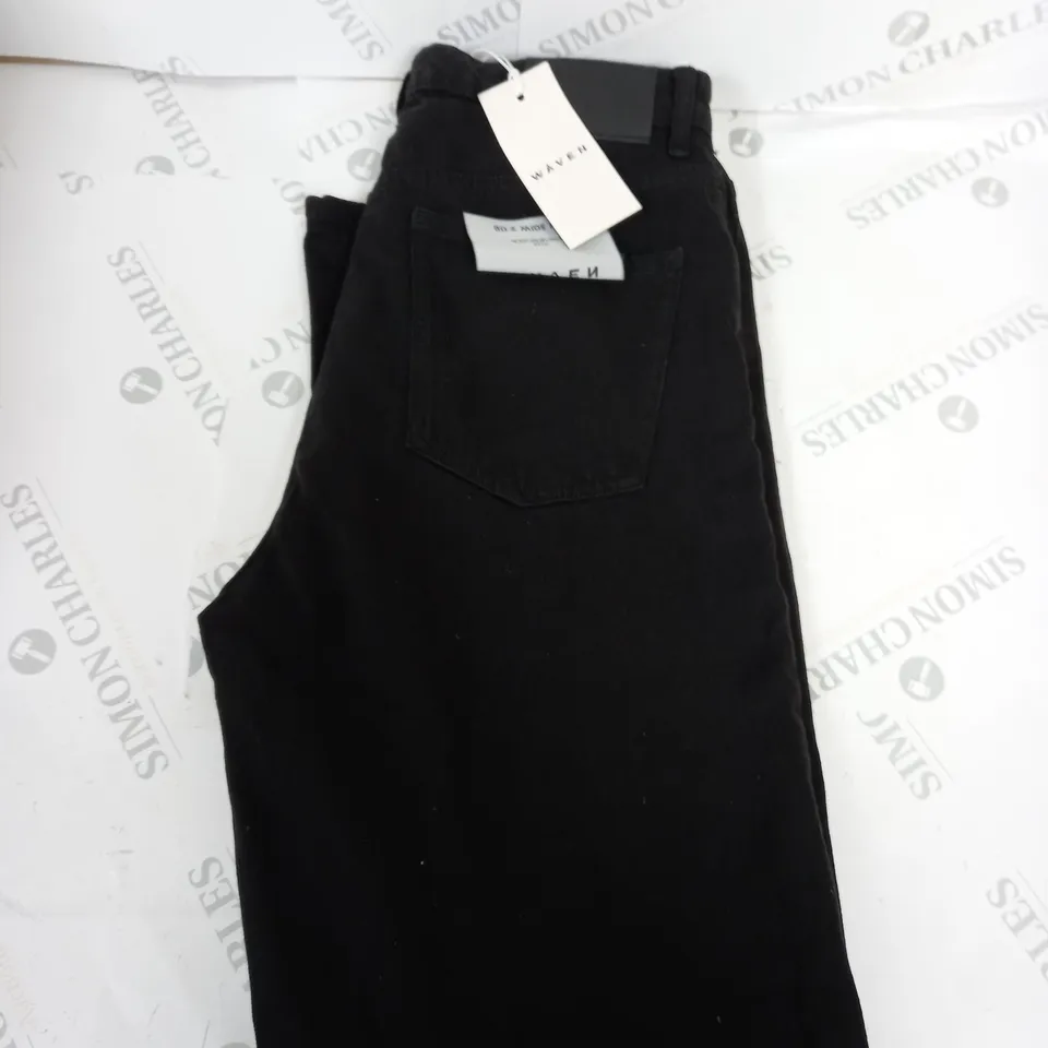 WAVEN DENIM 90'S WIDE LEG JEANS SIZE W34