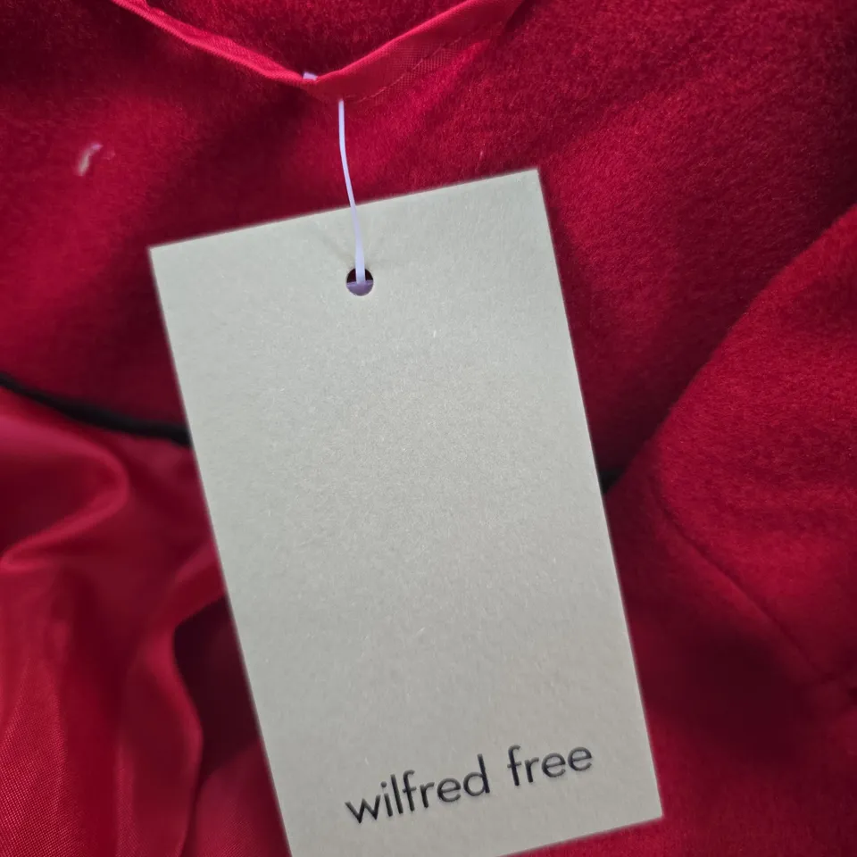 WILFRED FREE RED COAT – WOMEN'S, UK SIZE S (VIETNAM)