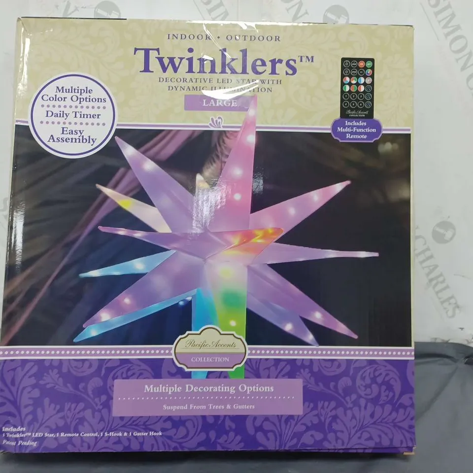 BOXED PACIFIC ACCENTS STAR BURST LIGHT