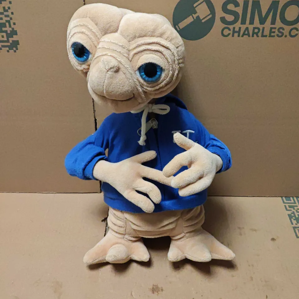 E.T. THEMED PLUSHIE WITH BLUE HOODIE