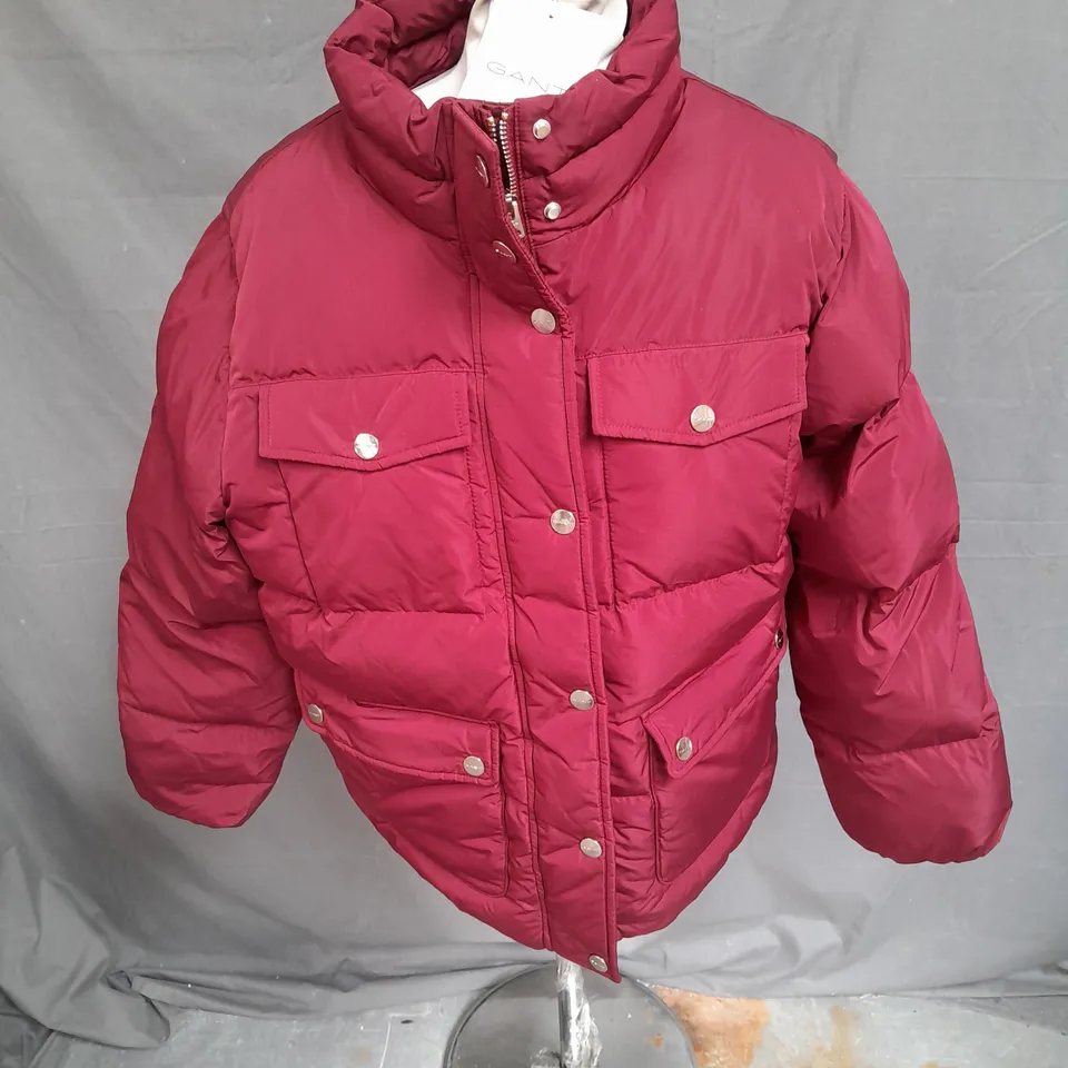 GANT ACTIVE CLOUD JACKET IN PLUMPED RED SIZE S