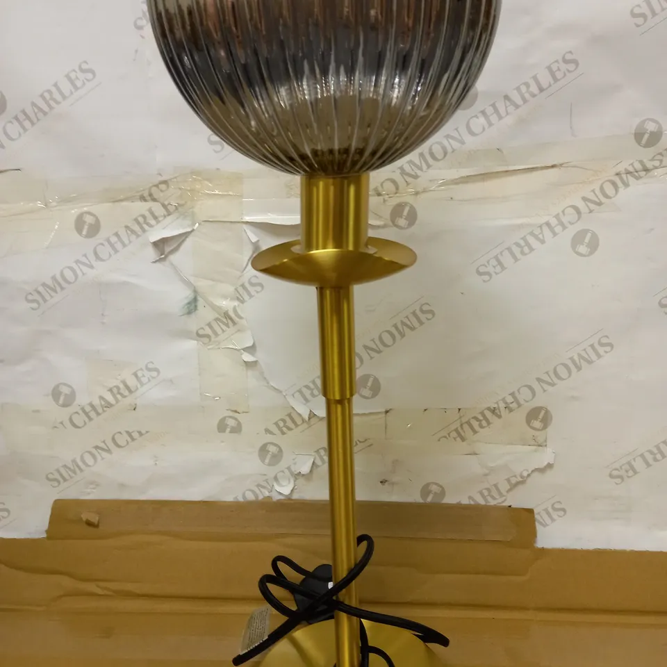 BUNDLEBERRY BY AMANDA HOLDEN ROUND FLUTED GLASS LAMP