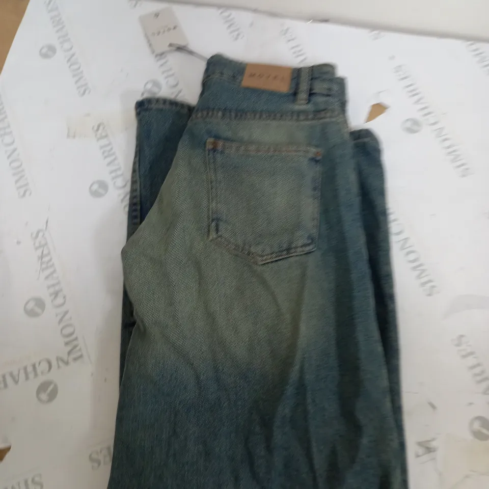 MOTEL WASHED DENIM JEANS SIZE W26 L32