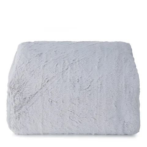 COZEE HOME FAMILY SIZED FAUX FUR & VELVETSOFT HEATED THROW BOXED