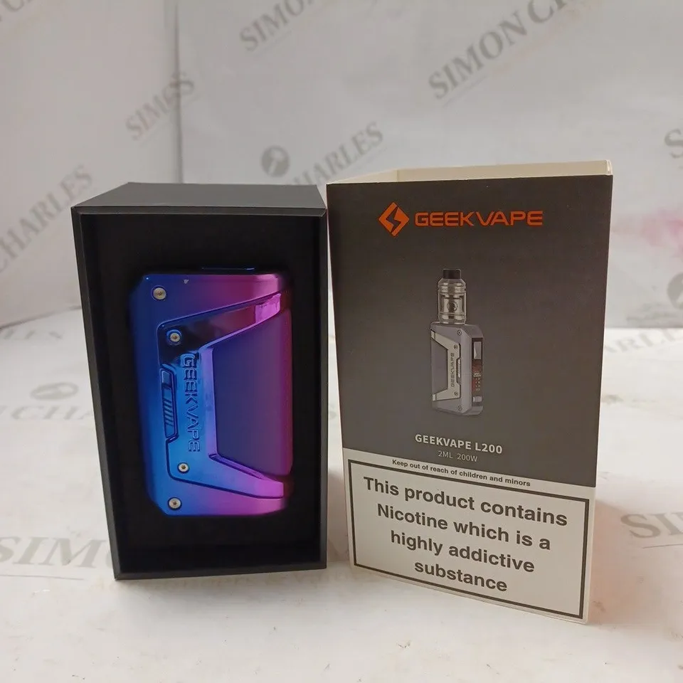 BOXED GEEK VAPE GEEKVAPE L200 - RAINBOW PURPLE. 