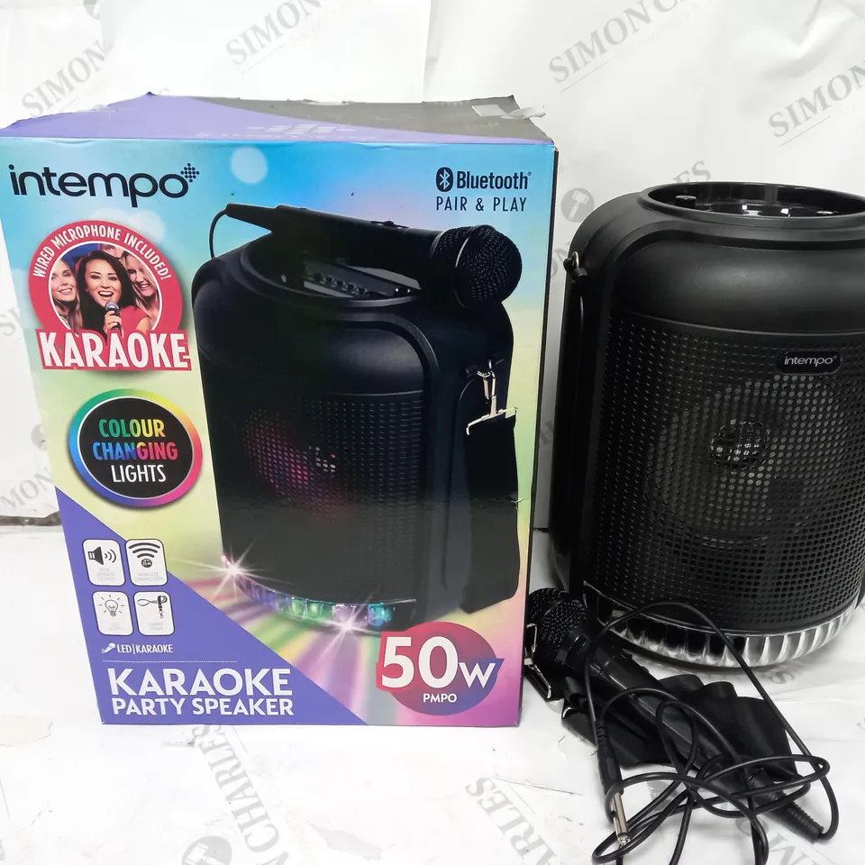 BOXED INTEMPO KARAOKE PARTY SPEAKER 