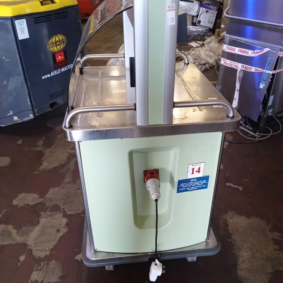 BURLODGE BLM60 COMMERCIAL HEATED CATERING HOSTESS TROLLEY
