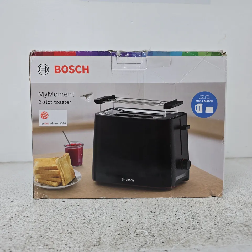 BOSCH MYMOMENT 2-SLOT TOASTER – BOXED