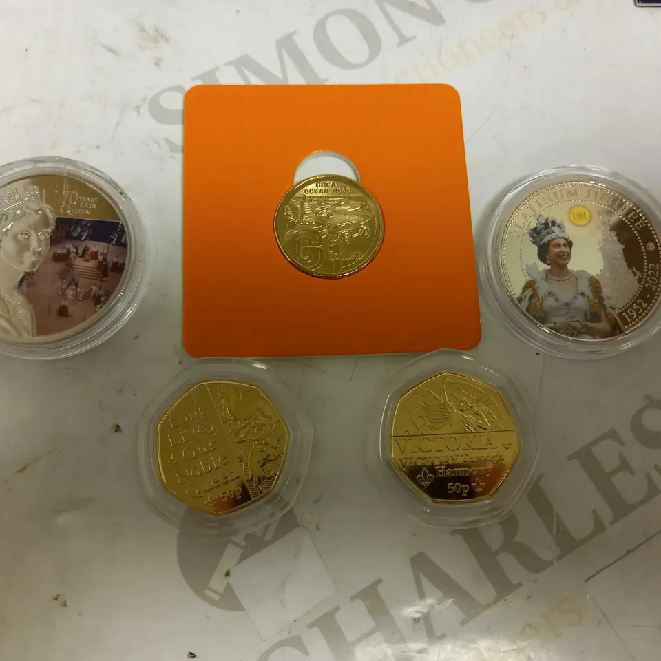 LOT OF 22 COLLECTIBLE COINS