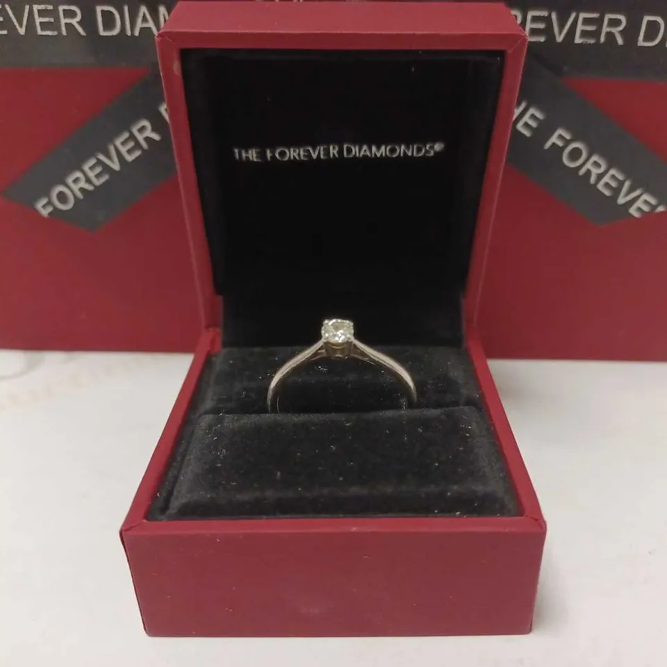 THE FOREVER DIAMOND ROUND MODIFIED BRILLIANT 0.25 CARAT RING