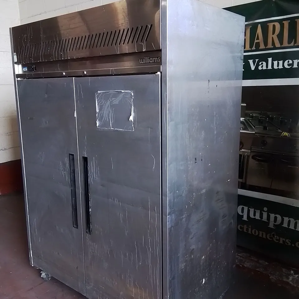 WILLIAMS HJ2SA JADE DOUBLE DOOR UPRIGHT GASTRO FRIDGE