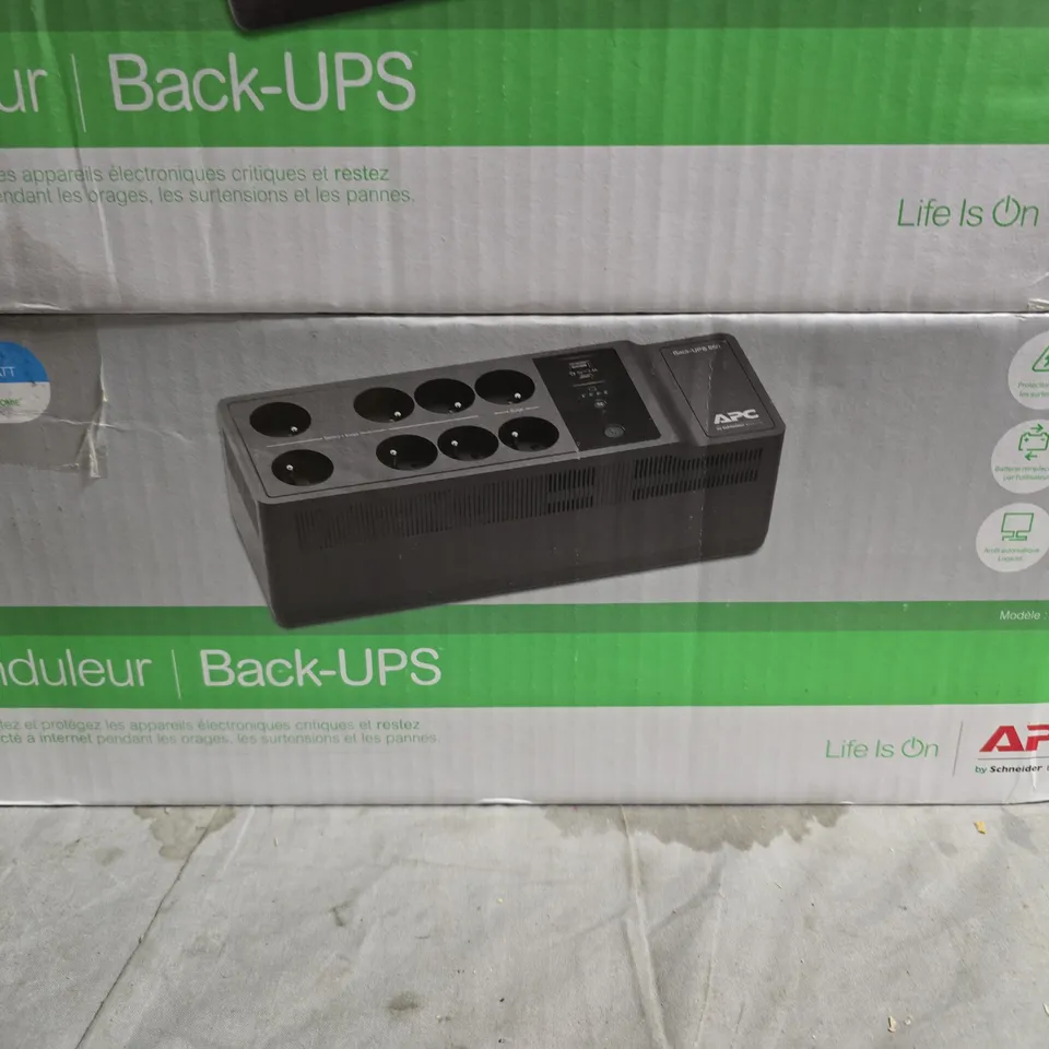 BOX OF APPROX 5 APC BACK-UPS UNINTERRUPTIBLE POWER SUPPLY