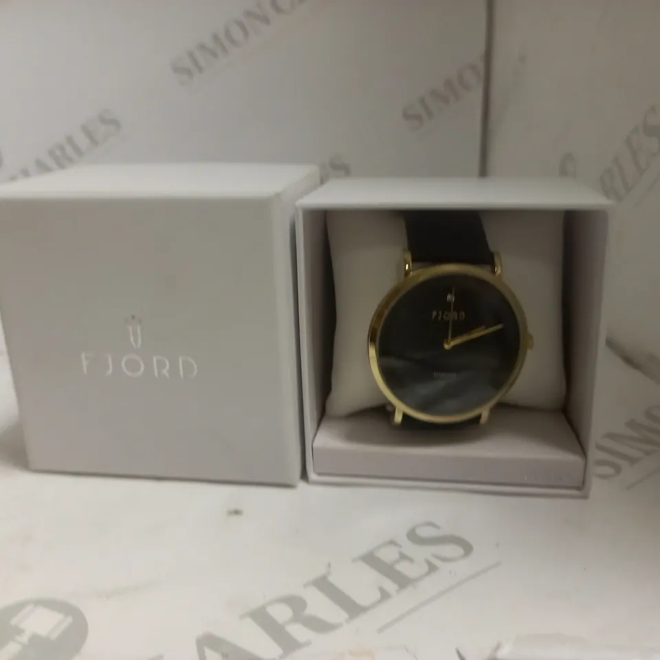 FJORD WATCH WITH BLACK STRAP