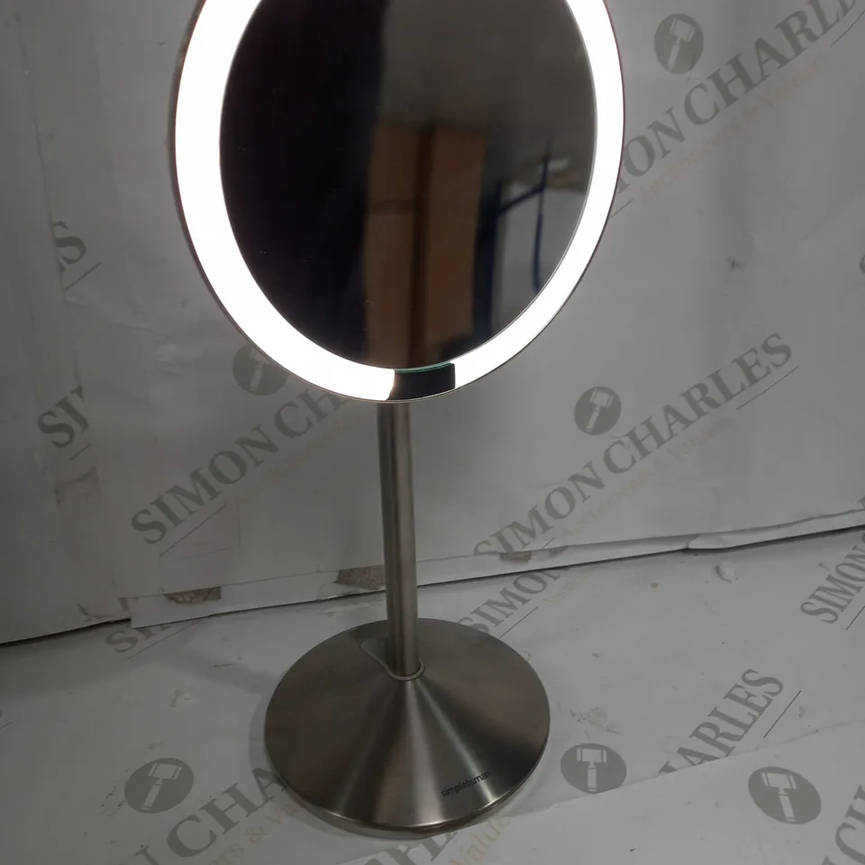 BOXED SIMPLEHUMAN SENSOR MIRROR FOLD BRUSHED 10X MAG