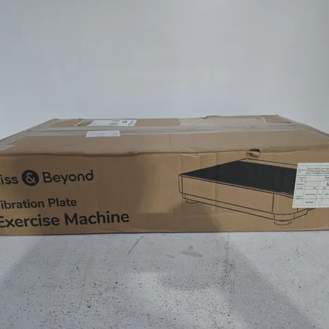 BLISS & BEYOND VIBRATION PLATE EXERCISE MACHINE – BOXED