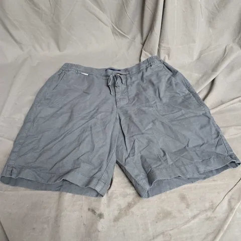MR MARVIS THE SHORT LINENS IN STORM GREY SIZE W34/L
