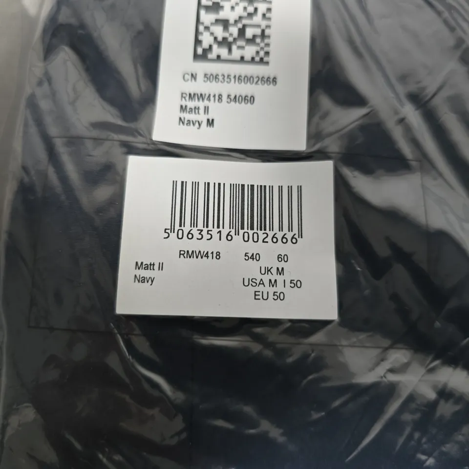 BAGGED REGATTA MATT II NAVY JACKET – MEN'S, SIZE M