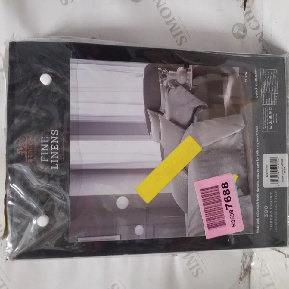 BRAND NEW SEALED TAHRA TC JACQUARD KINGSIZE DUVET SET