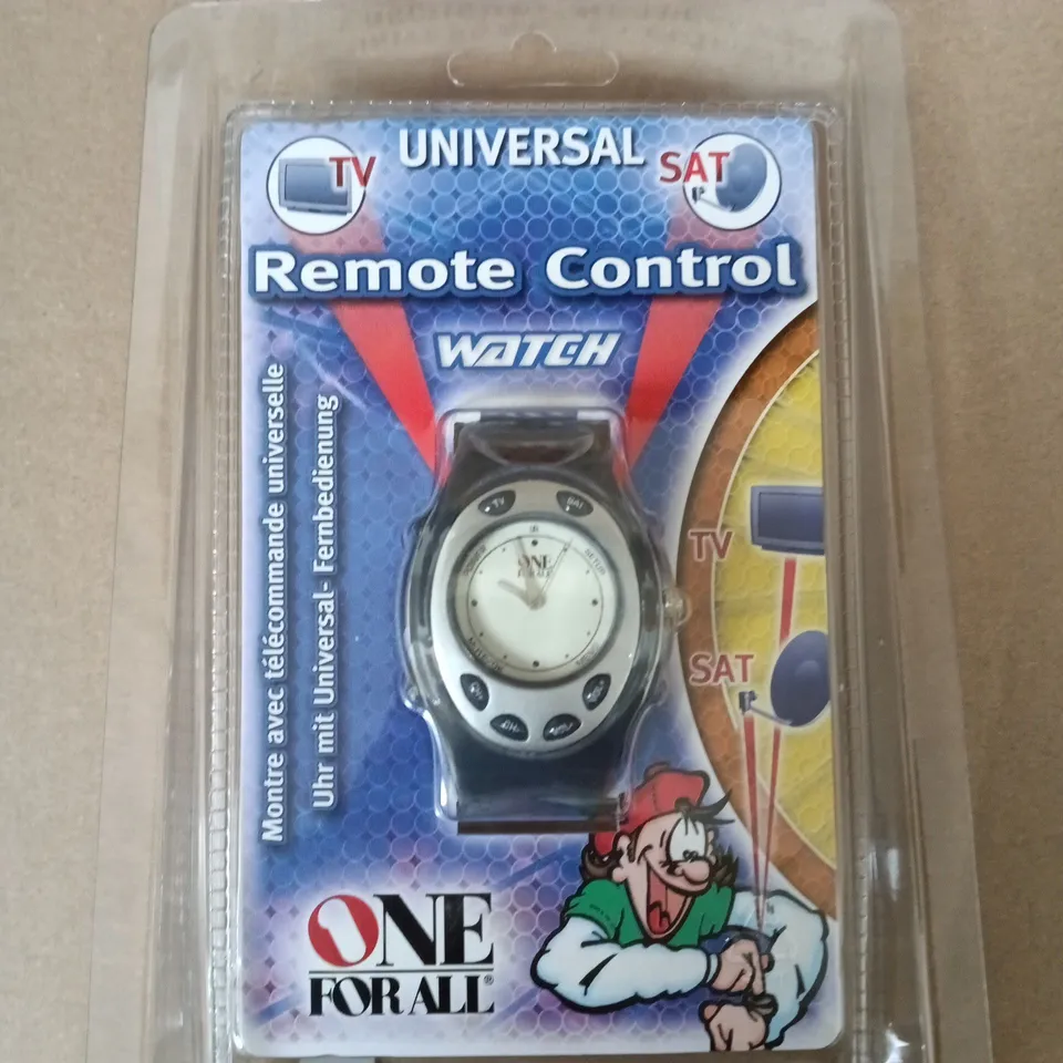 BOX OF 6 UNIVERSAL TV REMOTE WATCH (CONTROL YOUR TV WITH A WATCH)