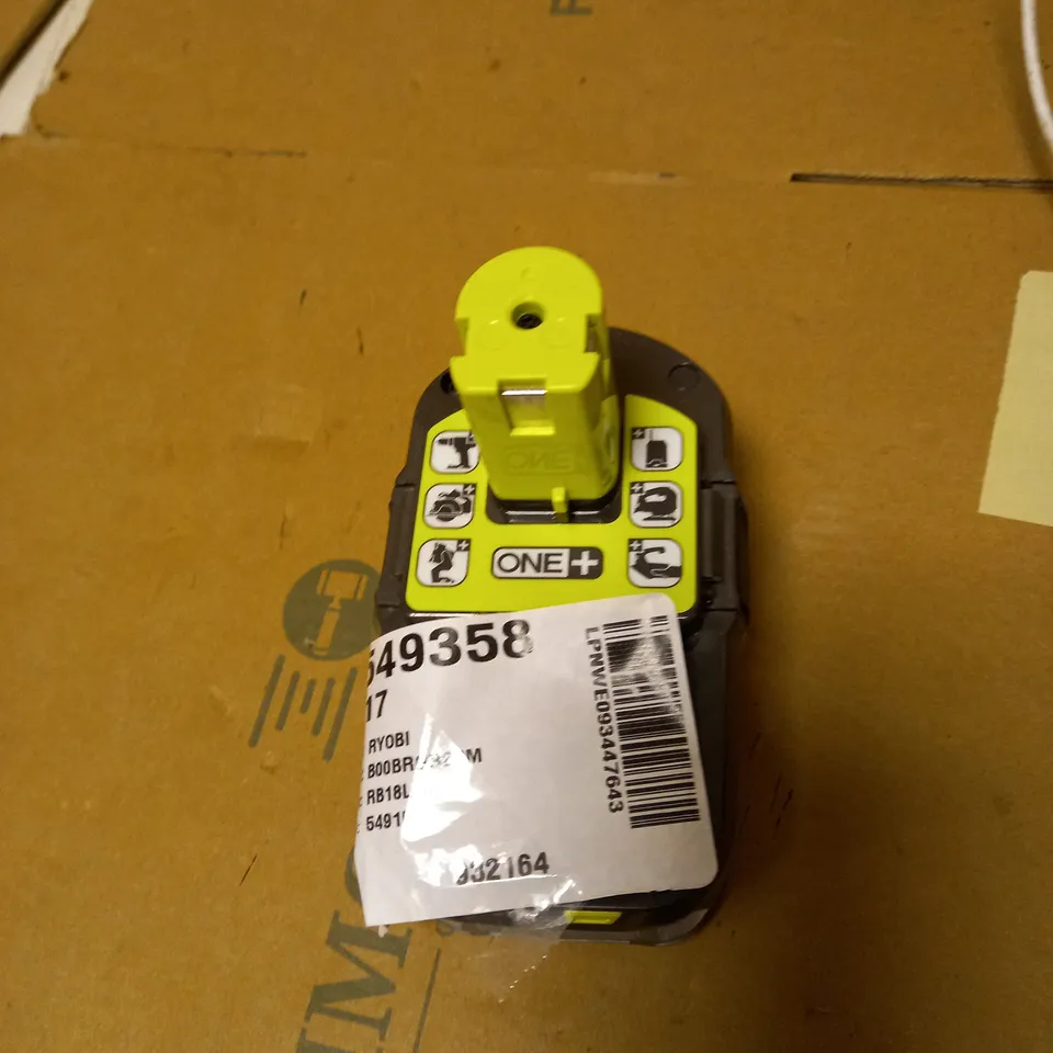 RYOBI RB18L40 18V ONE+ LITHIUM+ 4.0AH BATTERY