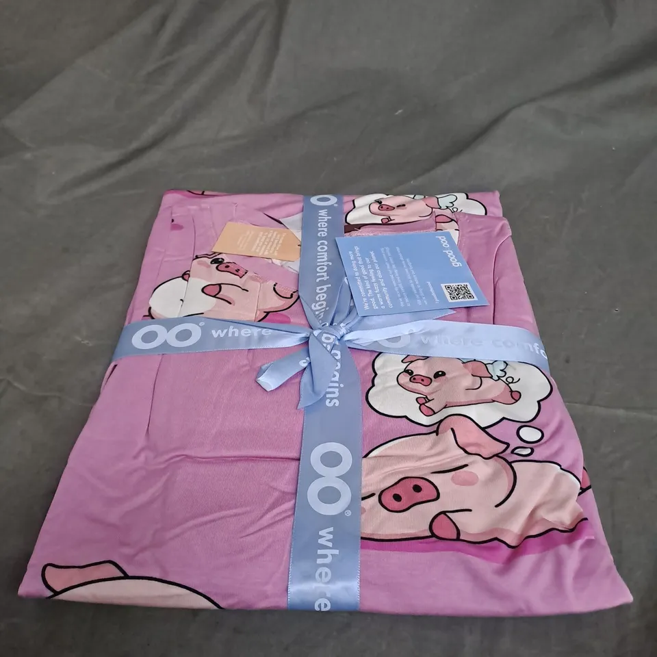 OODIE SLEEP TEE PIG - ONE SIZE