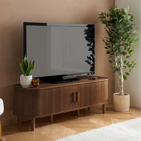BOXED SUIRE TV STAND FOR TVS UP TO 60" - WALNUT (1 BOX)