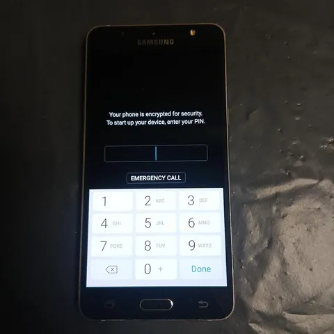 SAMSUNG GALAXY J5 SMARTPHONE – BLACK (PIN LOCK SCREEN)