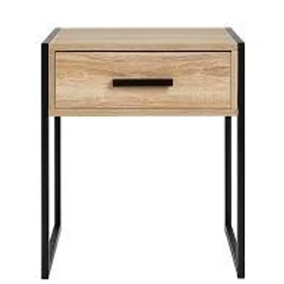 BOXED TELFORD 1 DRAWER BEDSIDE CHEST RRP £49.99