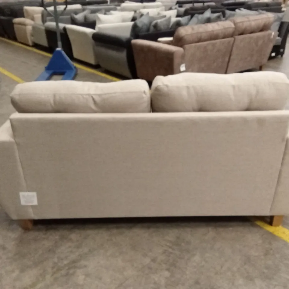 PRENT FABRIC 2 SEATER SOFA - NATURAL RRP £749