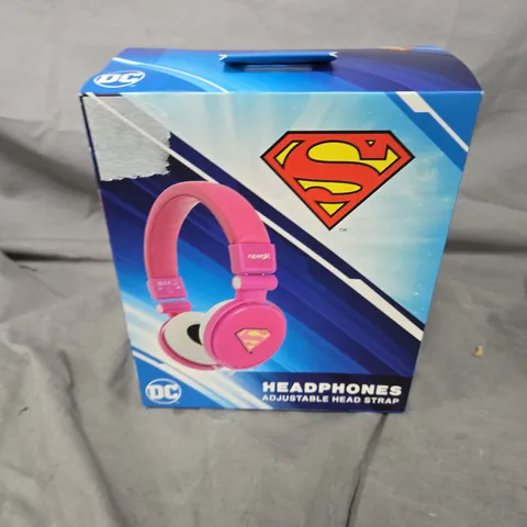 SEALED DC COMICS SUPERMAN CHILDRENS HEADPHONES 